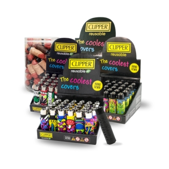Clipper Lighters with PVC Cover (Wholesale)